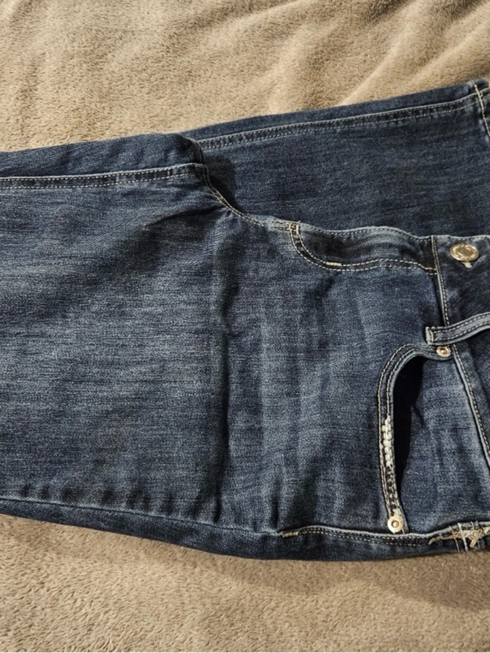 Maurices Men's Relaxed Fit Dark Blue Jeans